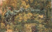 Claude Monet The Foothridge over the Water-Lily Pond oil painting artist